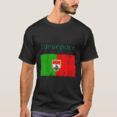Westport, County Mayo Shamrock Ireland Flag, Craic T-shirt (Voorkant)