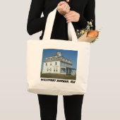 Westport Harbour, MA Grote Tote Bag (Voorkant (product))