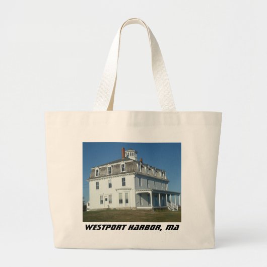 Westport Harbour, MA Grote Tote Bag (Voorkant)
