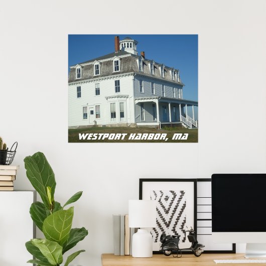 Westport Harbour, MA Poster (Thuiskantoor)