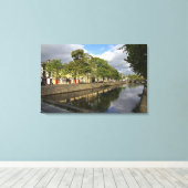 Westport, Ierland. De Atlantische stad Canvas Afdruk (Insitu (Houten vloer))