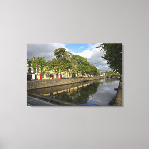 Westport, Ierland. De Atlantische stad Canvas Afdruk