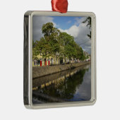 Westport, Ierland. De Atlantische stad Metalen Ornament (Rechts)