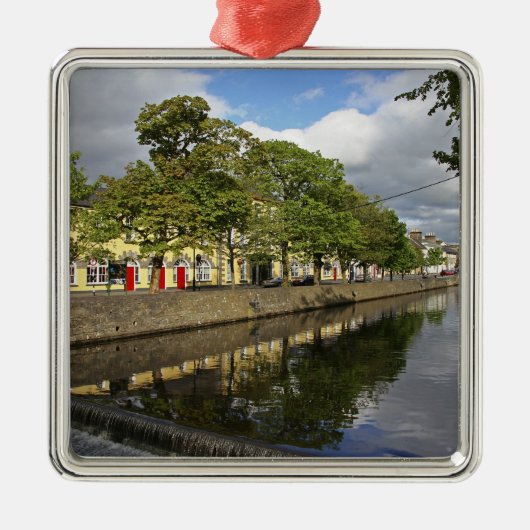 Westport, Ierland. De Atlantische stad Metalen Ornament (Voorkant)