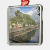 Westport, Ierland. De Atlantische stad Metalen Ornament (Links)