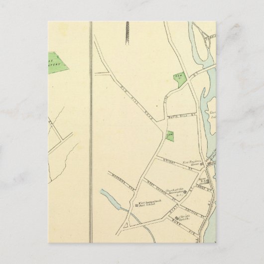 Westport, Sandy Hook, Rocky Glen Briefkaart (Voorkant)