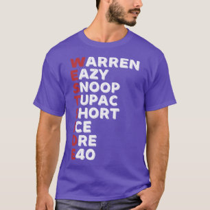 Westside Hip Hop Rap Music Legends meisje familie T-shirt