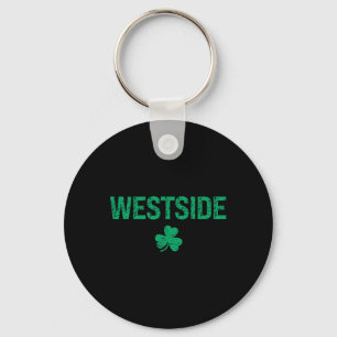 Westside Ierse Shamrock St Patrick's Day Sleutelhanger