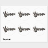 Westside Ronde Sticker (Vel)