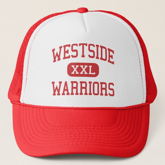 Westside - Warriors - High School - Omaha Nebraska Trucker Pet (Voorkant)