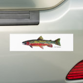Westslope Cutkeel Trout; Bumpersticker (Op auto)