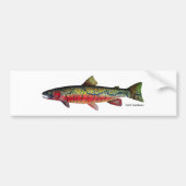 Westslope Cutkeel Trout; Bumpersticker (Voorkant)