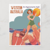Westtern Australia Beach Briefkaart (Voorkant)