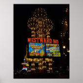 Westward Ho Las Vegas Poster Print (Voorkant)