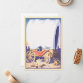 Westward Ho © Notitiekaartje (Voorkant / Achterkant in situ)