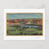 Westwood Hills, CA - Uitzicht van de Campus U.C.L. Briefkaart (Voorkant)