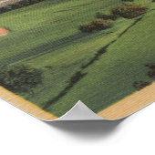 Westwood Hills, CA - Uitzicht van de Campus U.C.L. Poster (Hoek)