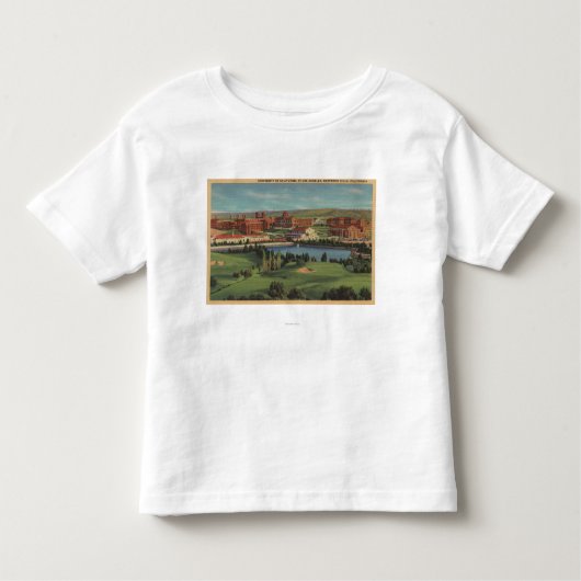 Westwood Hills, CA - Uitzicht van U.C.L.A. Campus Kinder Shirts (Voorkant)
