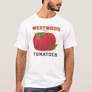 Westwood Tomaten - Etiket voor  fruitkratten T-shirt