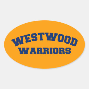Westwood Warriors Ovale Sticker
