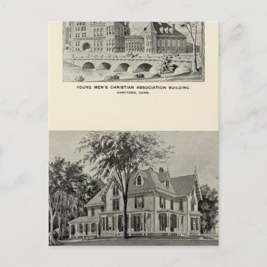 Westwood, YMCA, Hartford Briefkaart (Voorkant)