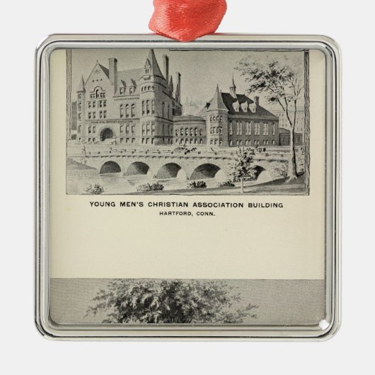 Westwood, YMCA, Hartford Metalen Ornament (Voorkant)