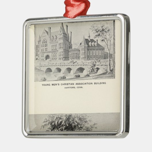 Westwood, YMCA, Hartford Metalen Ornament (Links)