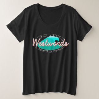 Westwords Reverse Logo T-shirt (dames plus maat)