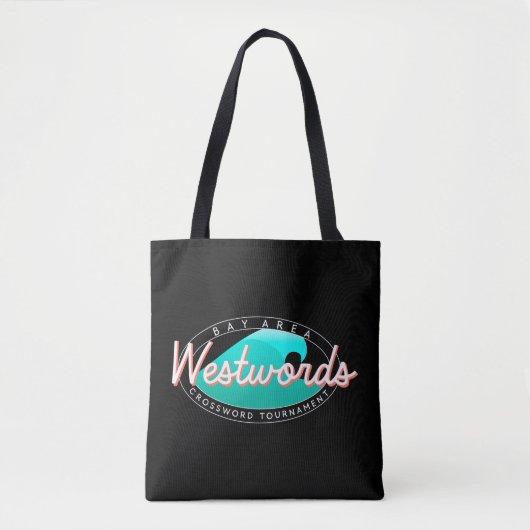 Westwords Reverse Logo Tas (donkere achtergrond) (Voorkant)