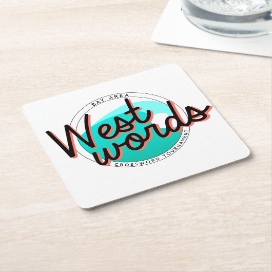 Westwords Set papieren Onderzetters (Schuin)