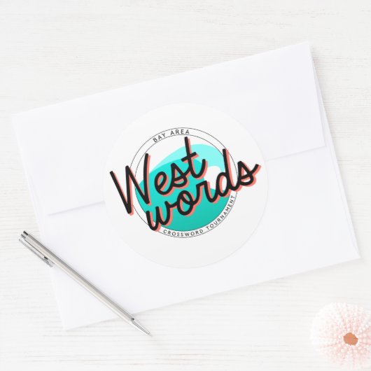 Westwords Sticker (vel van 6) (Envelop)
