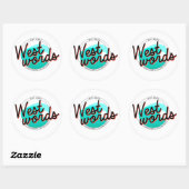 Westwords Sticker (vel van 6) (Vel)