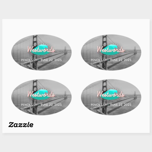 Westwords Sunset Sticker (vel van 4) (Vel)