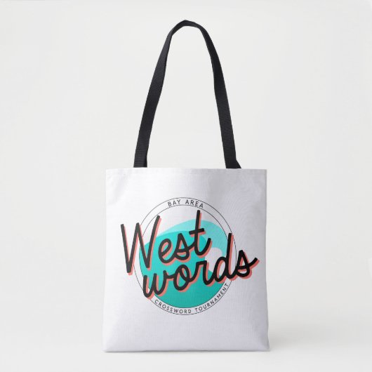 Westwords Tas (lichte/aanpasbare achtergrond) (Voorkant)