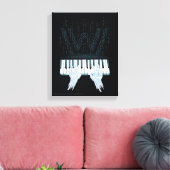 Westworld | Android Hands op Player-piano Canvas Afdruk (Insitu (Woonkamer))