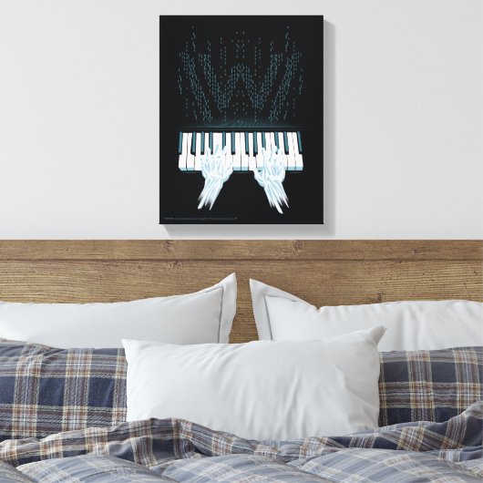 Westworld | Android Hands op Player-piano Canvas Afdruk (Insitu (Slaapkamer))