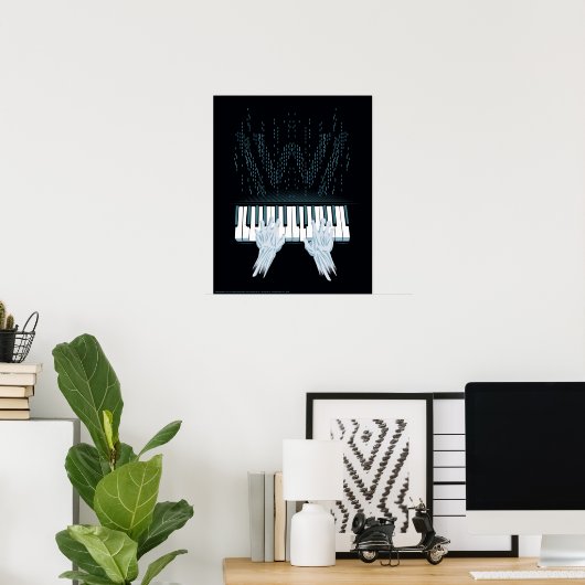 Westworld | Android Hands op Player-piano Poster (Thuiskantoor)
