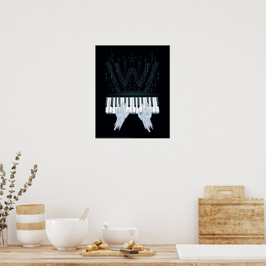 Westworld | Android Hands op Player-piano Poster (Keuken)
