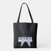 Westworld | Android Hands op Player-piano Tote Bag (Achterkant)