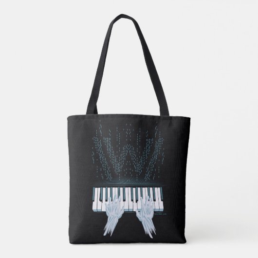 Westworld | Android Hands op Player-piano Tote Bag (Achterkant)