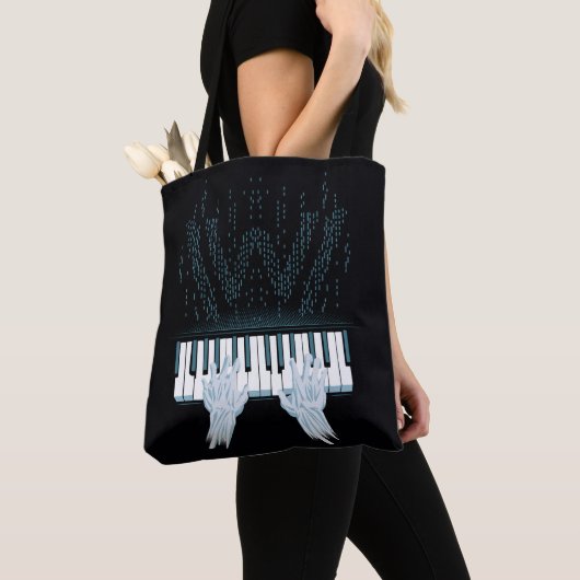 Westworld | Android Hands op Player-piano Tote Bag (Dichtbij)