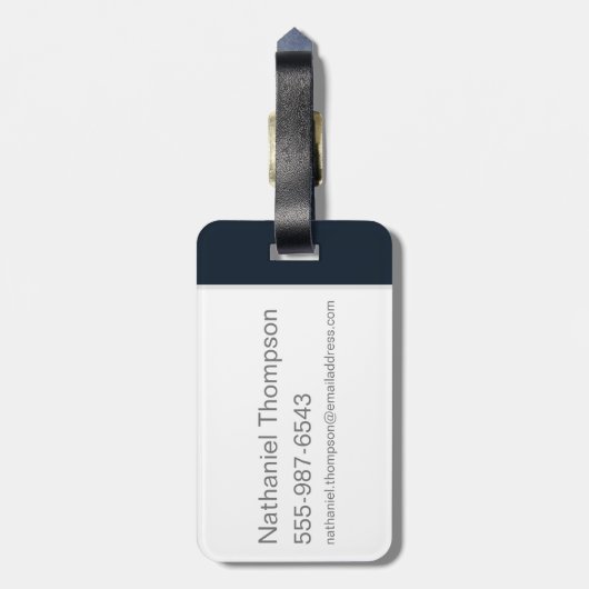 Westworld | Android Skeleton Over Logo Bagagelabel (Achterkant verticaal)