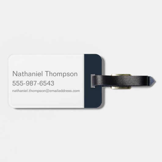 Westworld | Android Skeleton Over Logo Bagagelabel (Achterkant horizontaal)