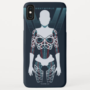 Westworld   Android Skeleton Over Logo Case-Mate iPhone Case