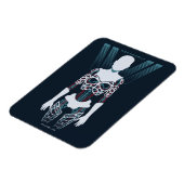 Westworld | Android Skeleton Over Logo Magneet (Linkerzijde)
