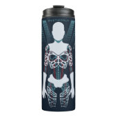 Westworld | Android Skeleton Over Logo Thermosbeker (Voorkant)