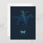 Westworld | Dolores Riding Horse Circuit Grafisch Briefkaart (Voorkant / Achterkant)
