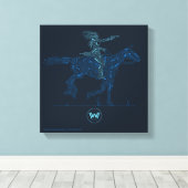 Westworld | Dolores Riding Horse Circuit Grafisch Canvas Afdruk (Insitu (Houten vloer))