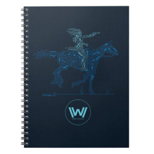 Westworld Dolores Riding Horse Circuit Grafisch Notitieboek