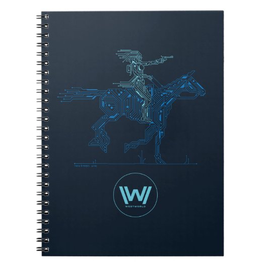 Westworld | Dolores Riding Horse Circuit Grafisch Notitieboek (Voorkant)